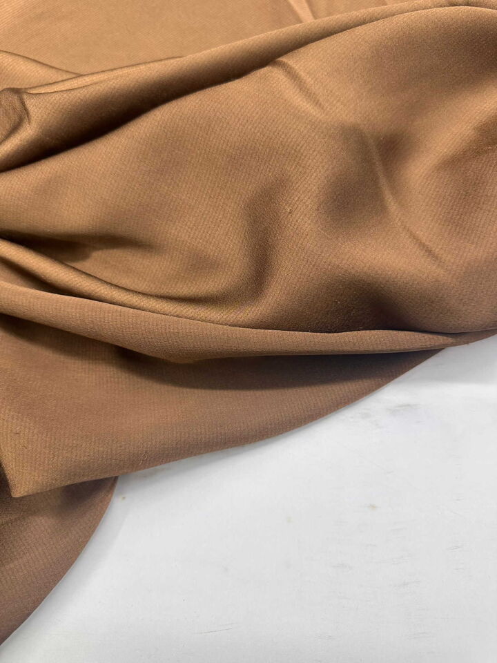 Kahfe  Düz Elbiselik İpek Saten Kumaş