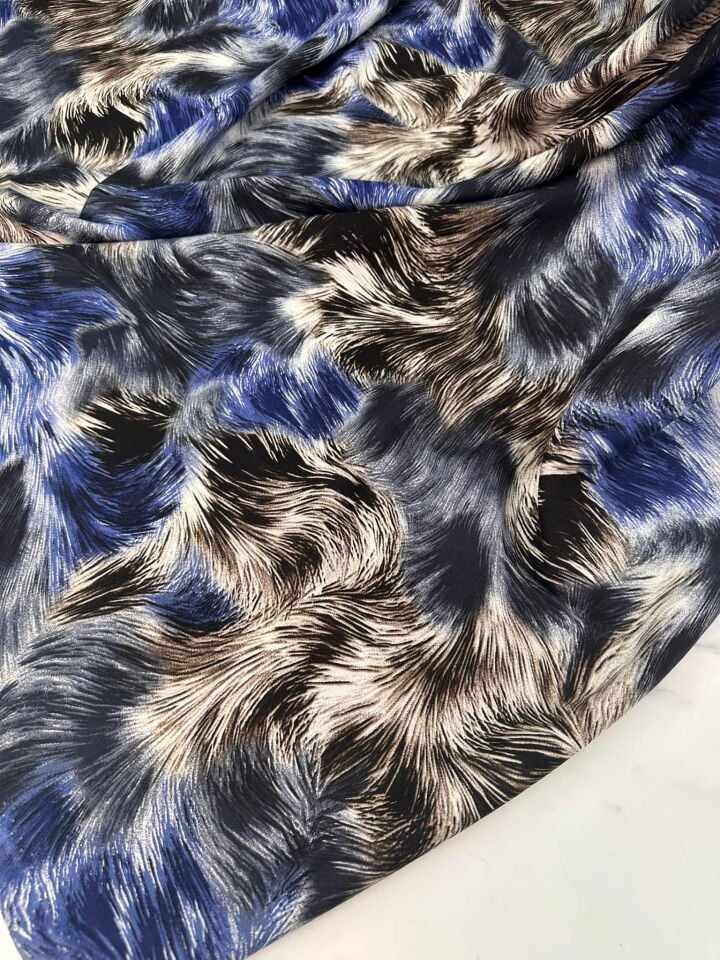 Desenli Viskon Elbise Etek Gömlek Şalvar