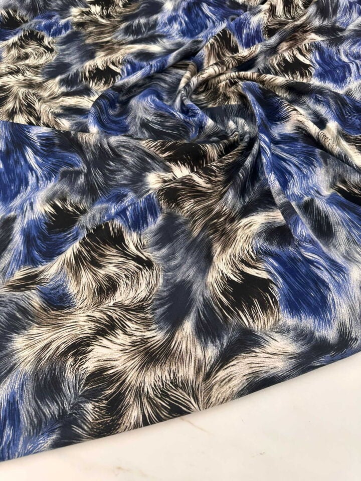 Desenli Viskon Elbise Etek Gömlek Şalvar