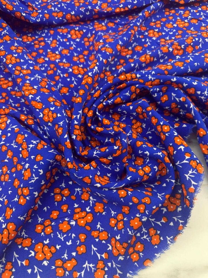 Desenli Viskon Elbise Etek Gömlek Şalvar