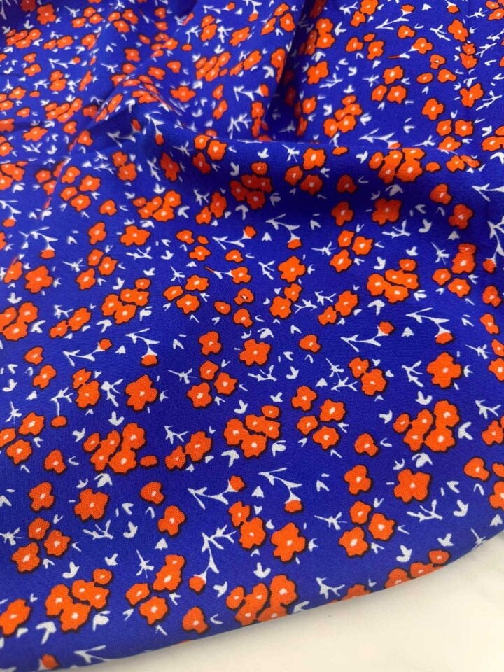 Desenli Viskon Elbise Etek Gömlek Şalvar