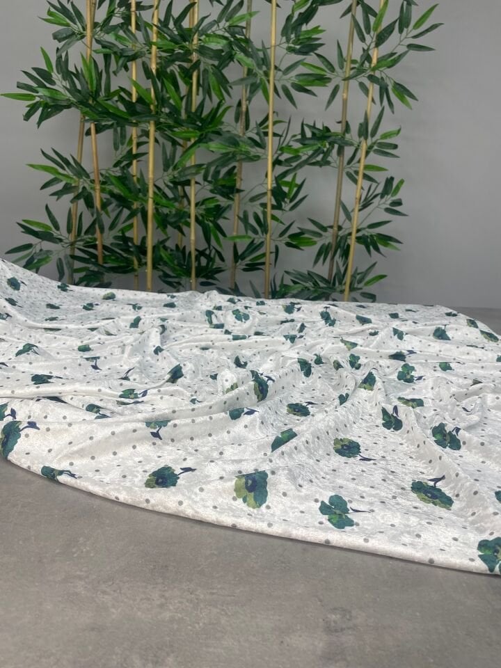 Fero Desen Elbiselik Kadife Kumaş