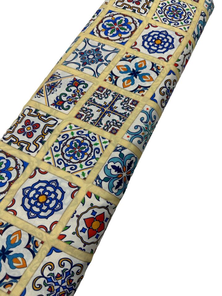 Nakış Desen Elbiselik Gömleklik Krep Kumaş