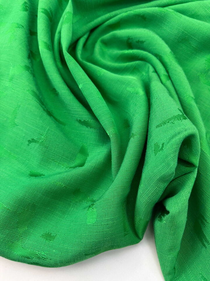 Kendinden Desenli Javanes Krep Elbise Etek Gömlek Pantolon Şalvar