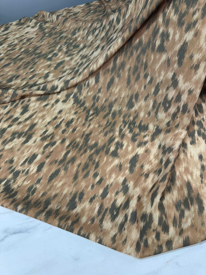 Leopar Saten Krep