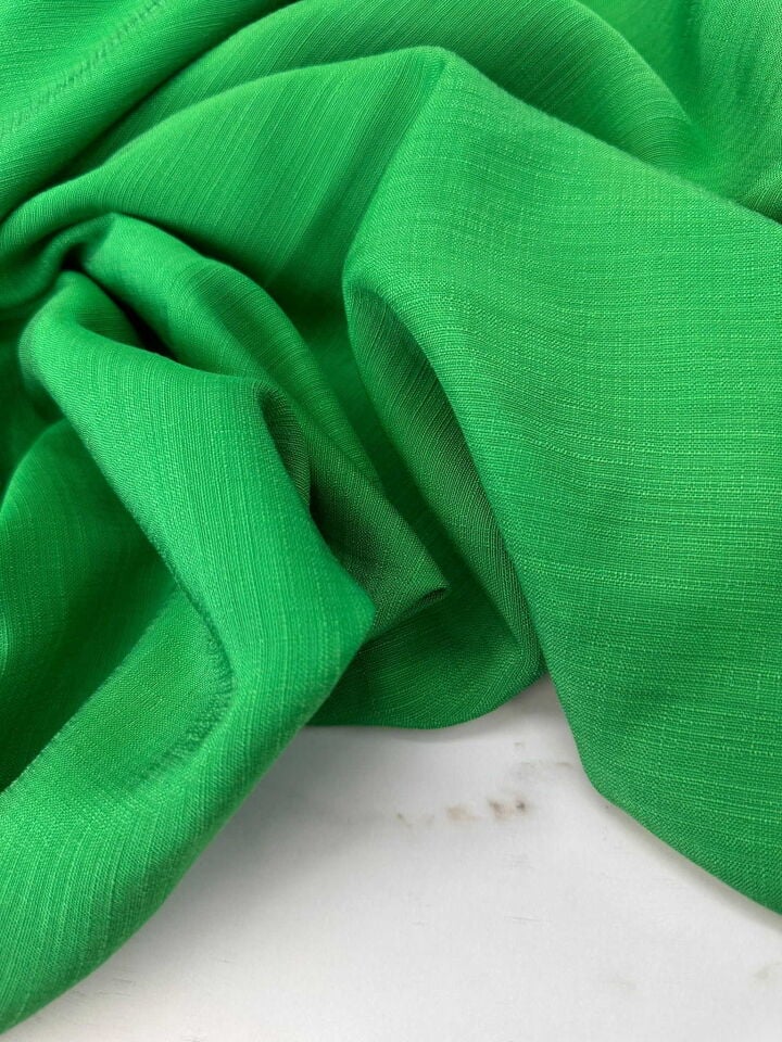 Kendinden Desenli Javanes Krep Elbise Etek Gömlek Şalvar Pantolon