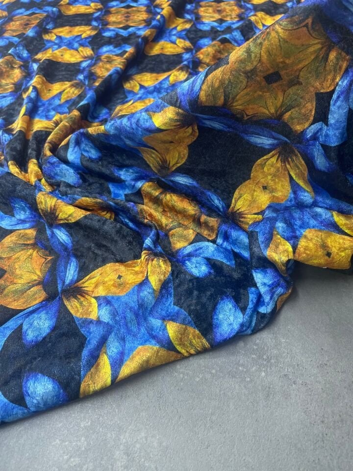 Ossa Desen Elbiselik kadife kumaş