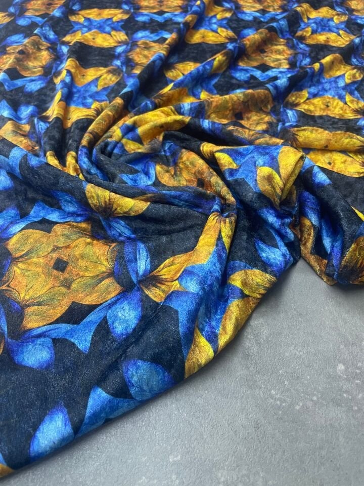 Ossa Desen Elbiselik kadife kumaş