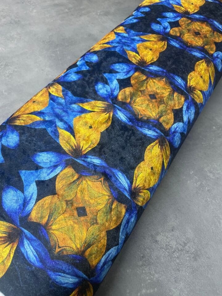 Ossa Desen Elbiselik kadife kumaş