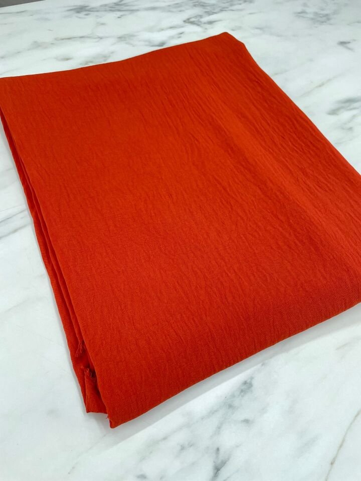 Krenit Renk  Düz Elbiselik Ayrobin Kumaş