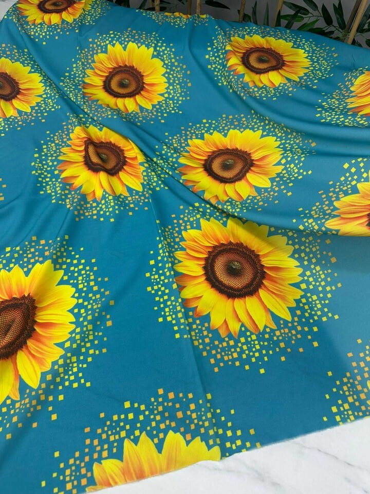 Ay Çiçegim Krep Kumaş