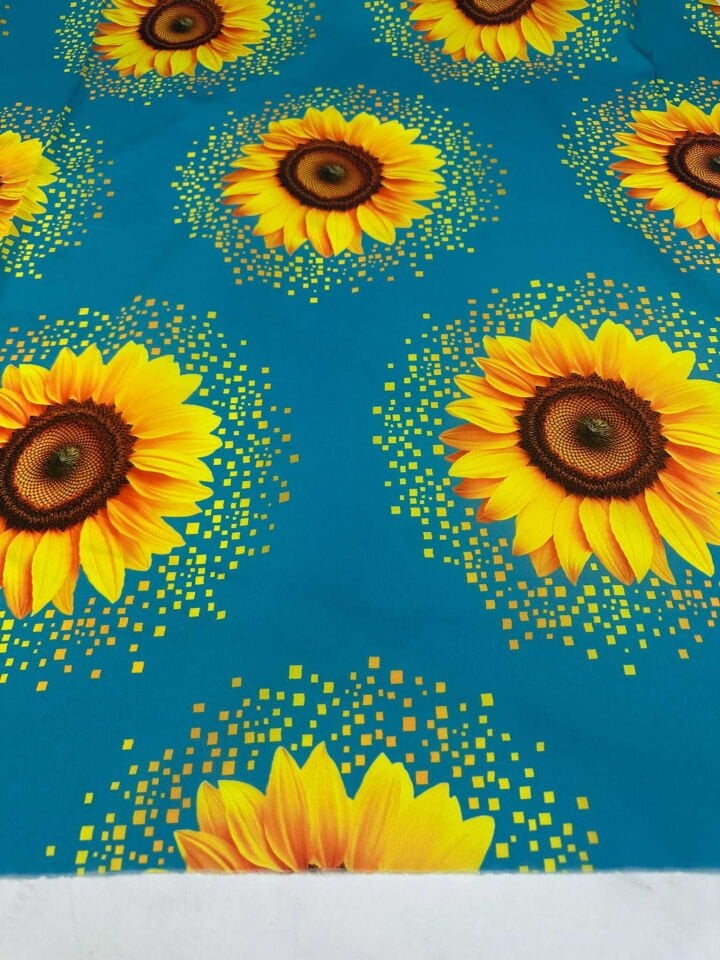 Ay Çiçegim Krep Kumaş