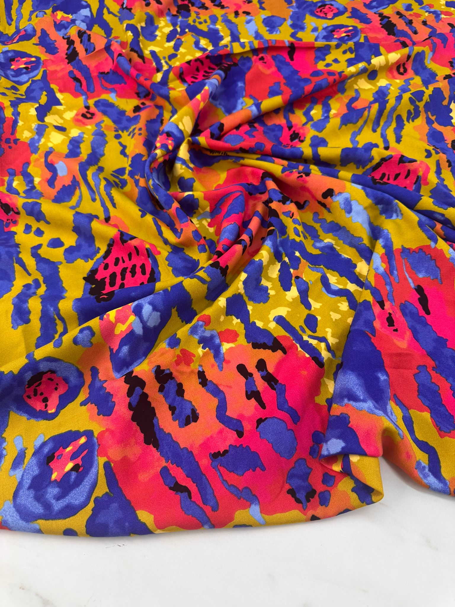 Desenli Viskon Elbise Etek Gömlek Şalvar