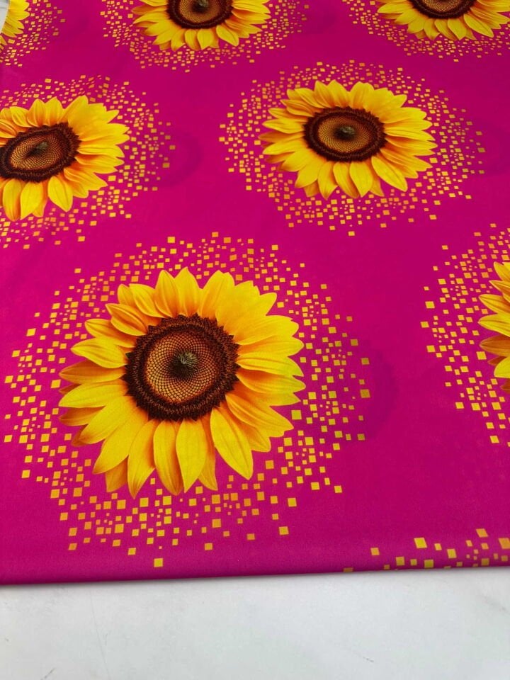 Ay Bahçem krep Kumaş