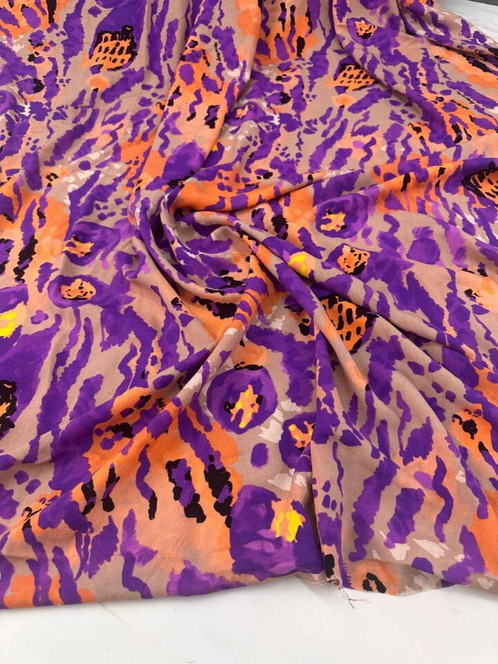 Desenli Viskon Elbise Etek Gömlek Şalvar