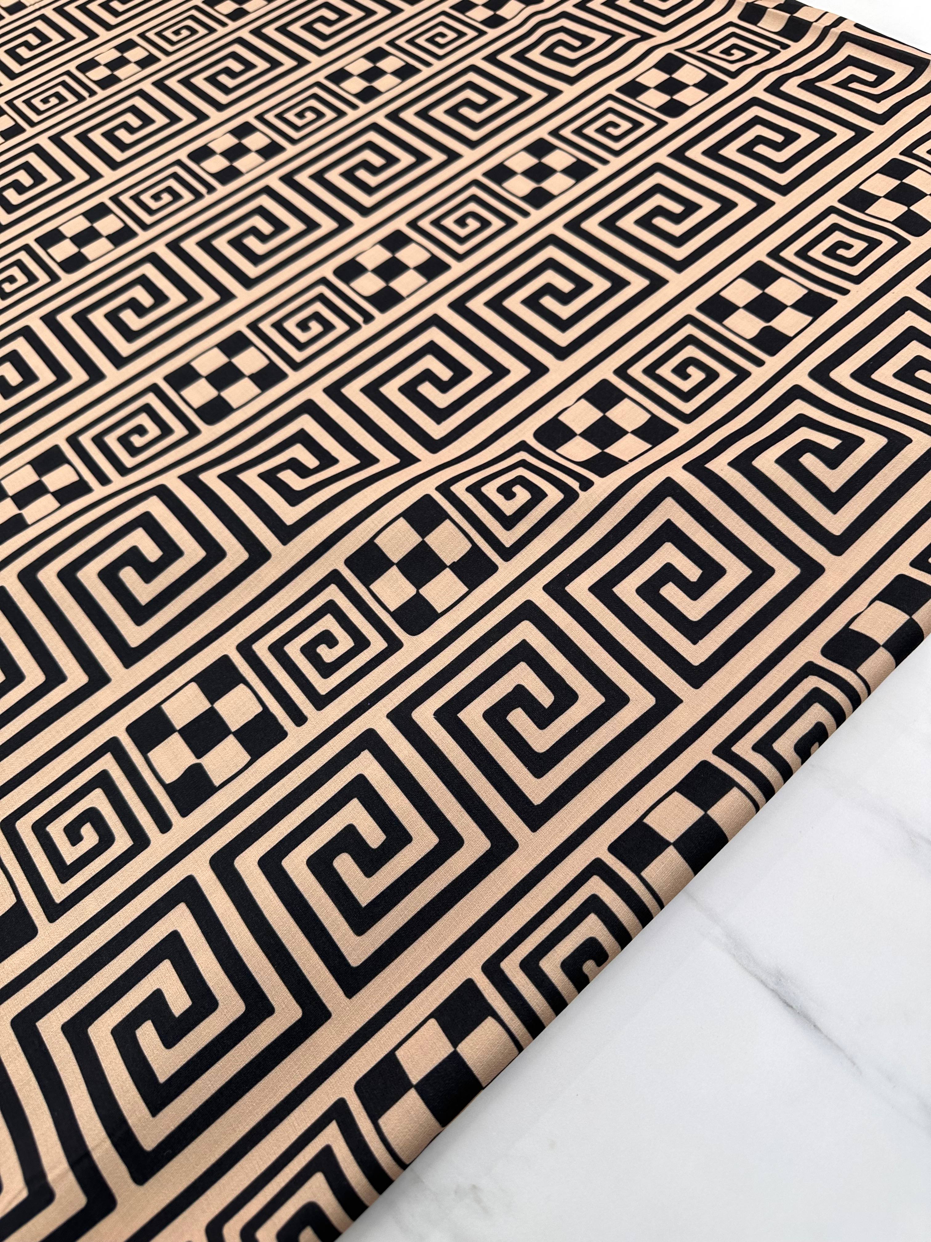 Gateau Desen Elbiselik Gömleklik Krep Kumaş