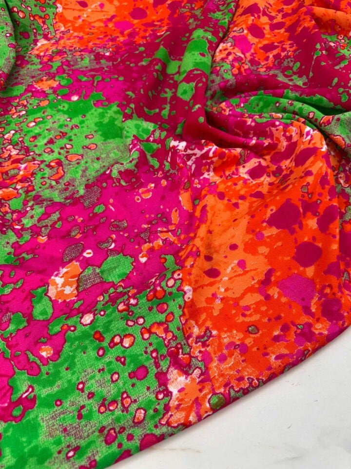 Desenlı ithal Viskon Elbise Etek Gömlek Şalvar