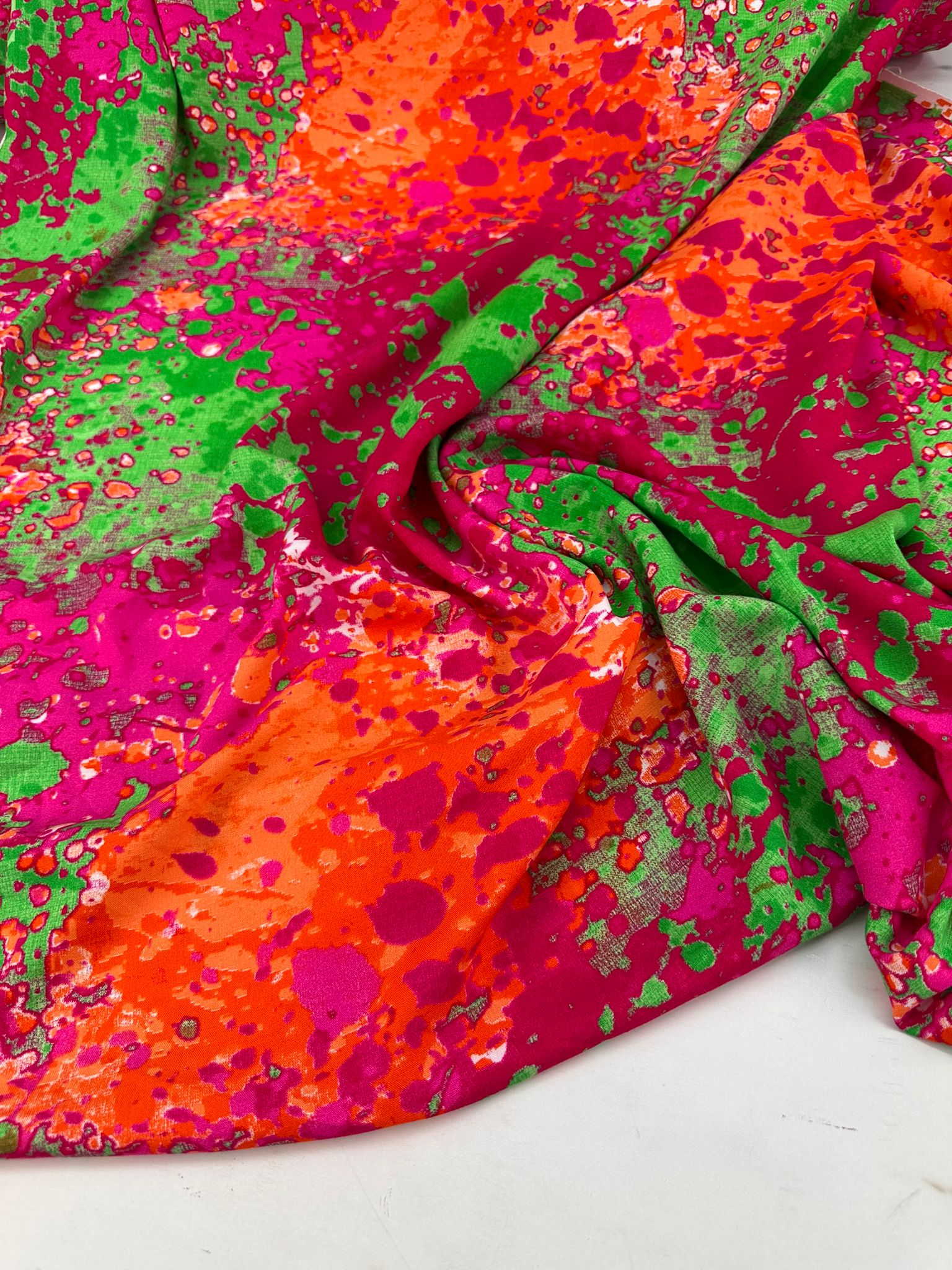 Desenlı ithal Viskon Elbise Etek Gömlek Şalvar