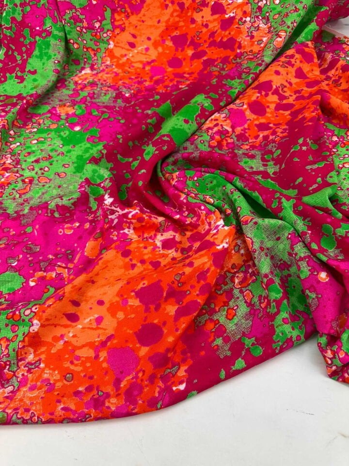 Desenlı ithal Viskon Elbise Etek Gömlek Şalvar