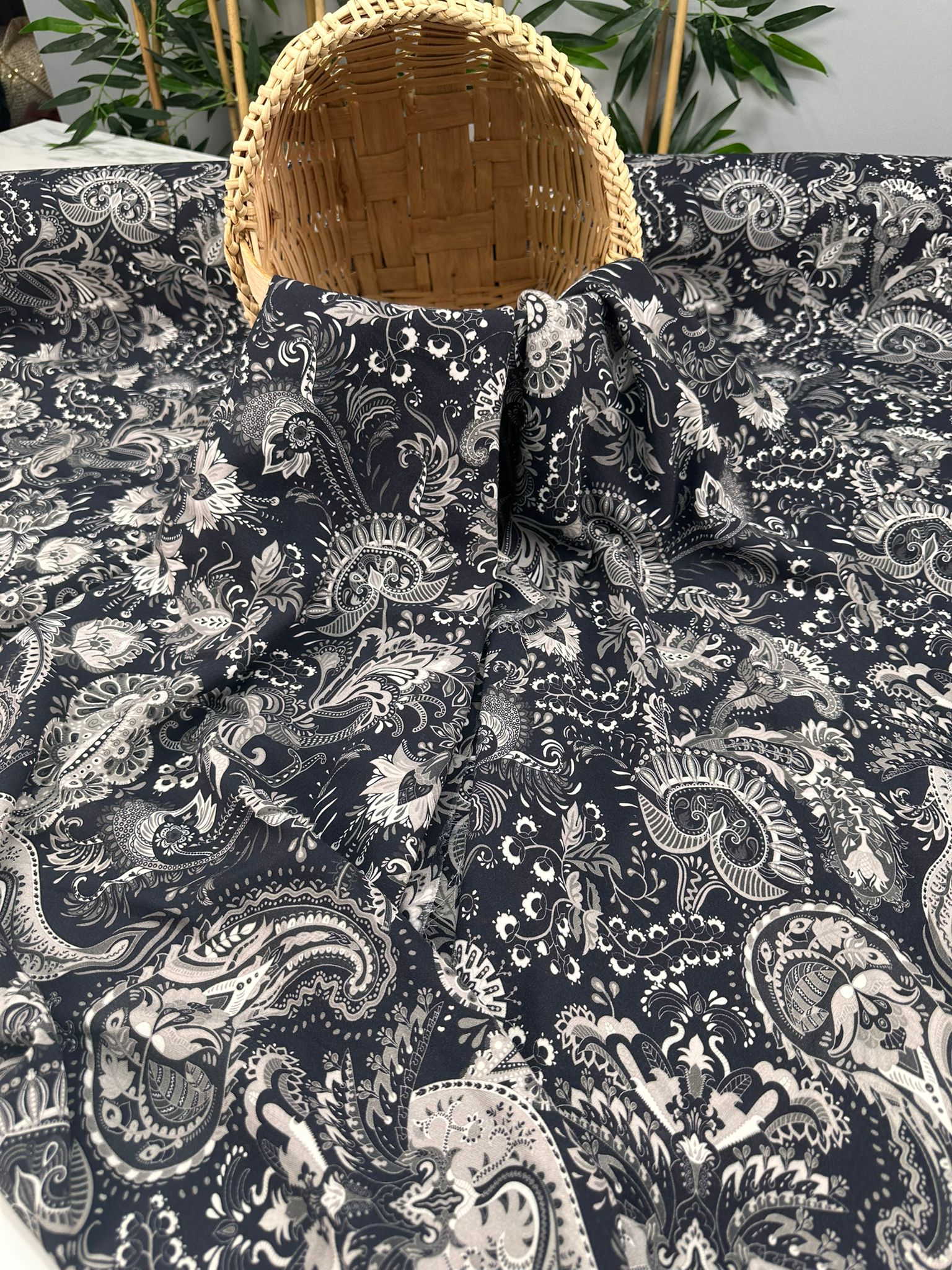 Desenli Viskon Elbise Etek Gömlek Şalvar