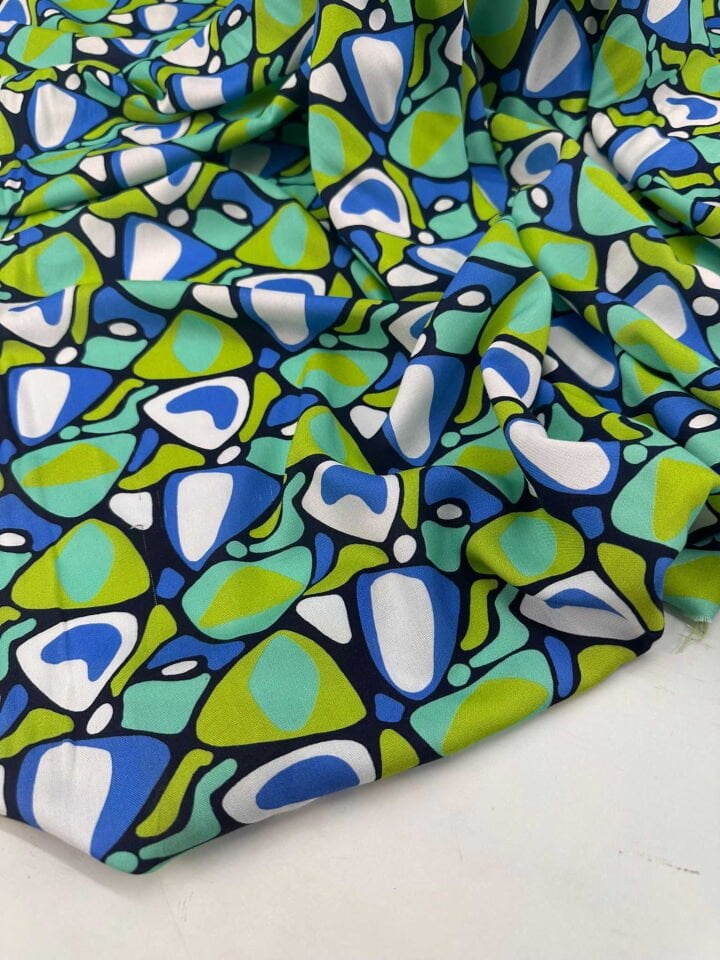 Desenli Viskon Elbise etek Gömlek Şalvar