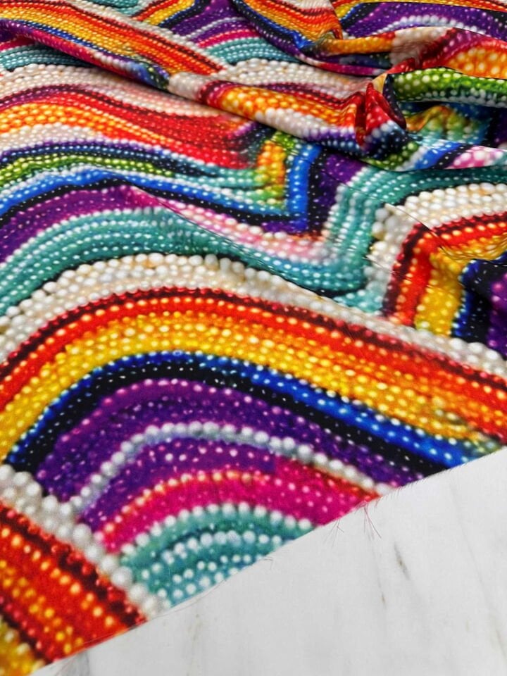 Desenli İpek Saten Elbise Etek Gömlek Şalvar