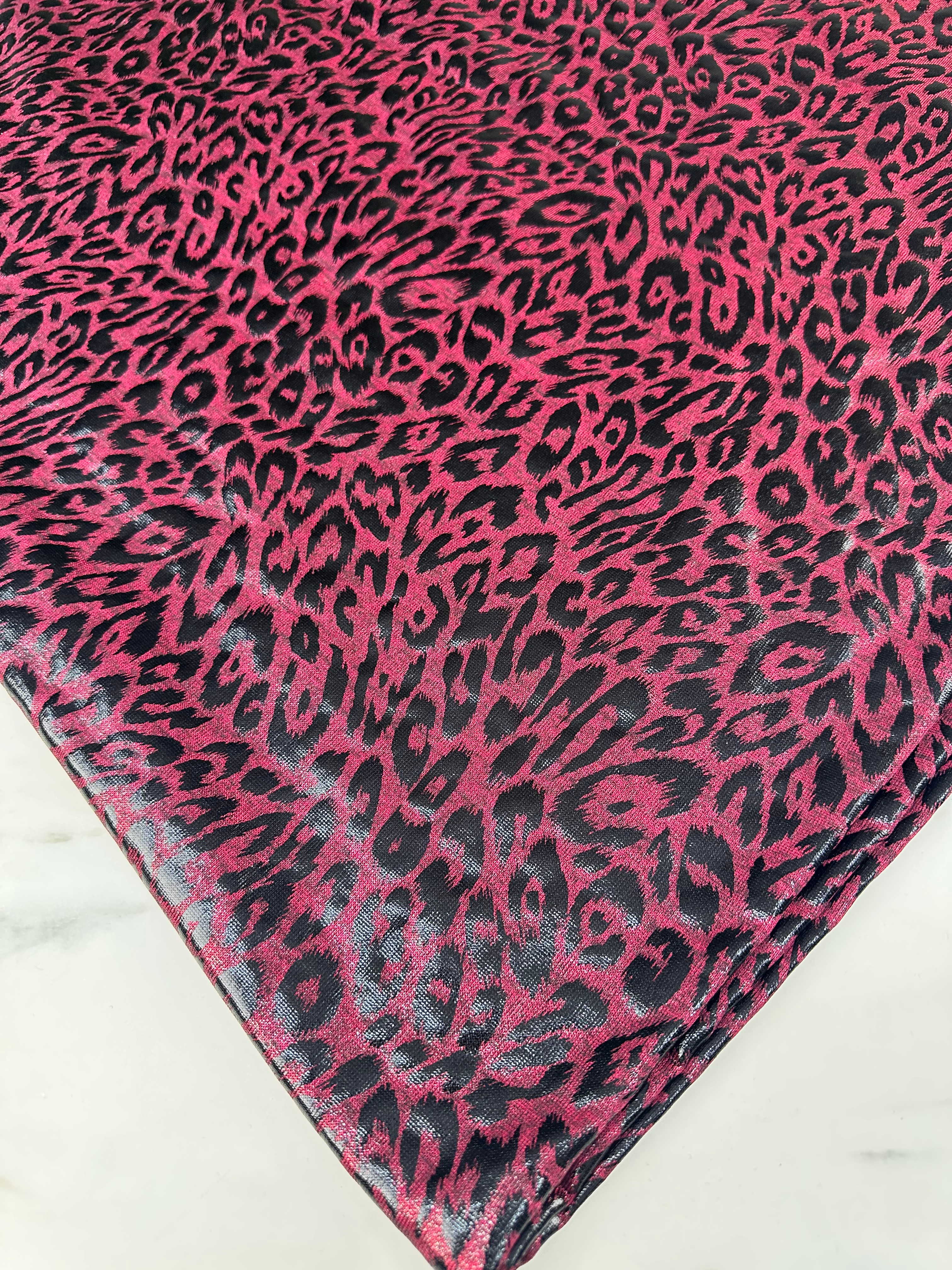 Fantazi Ürün Simli Leopar Desen Likralı Elbise Etek Şalvar