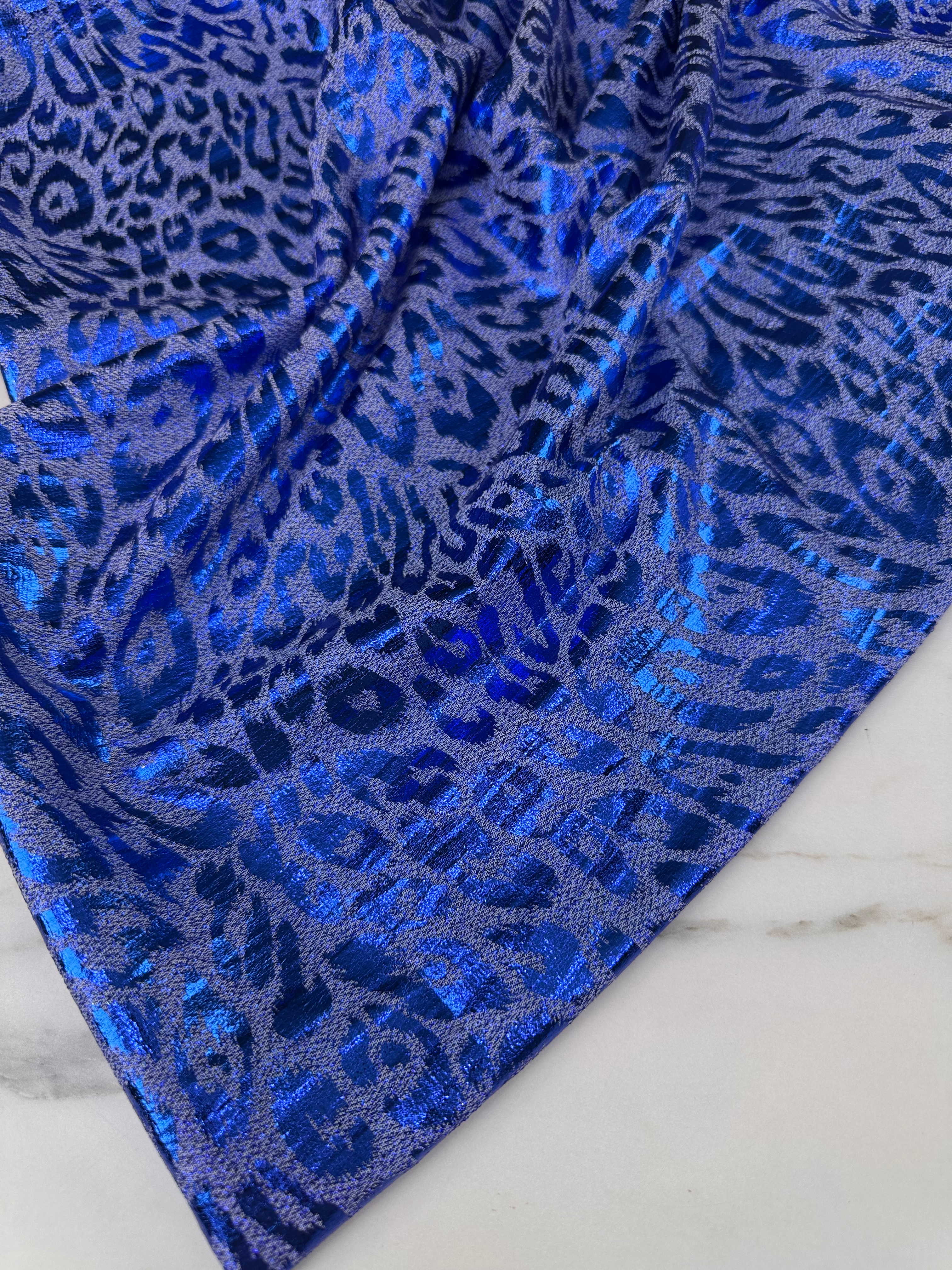 Fantazi Ürün Simli Lepar Desen Likralı Elbise Etek Şalvar