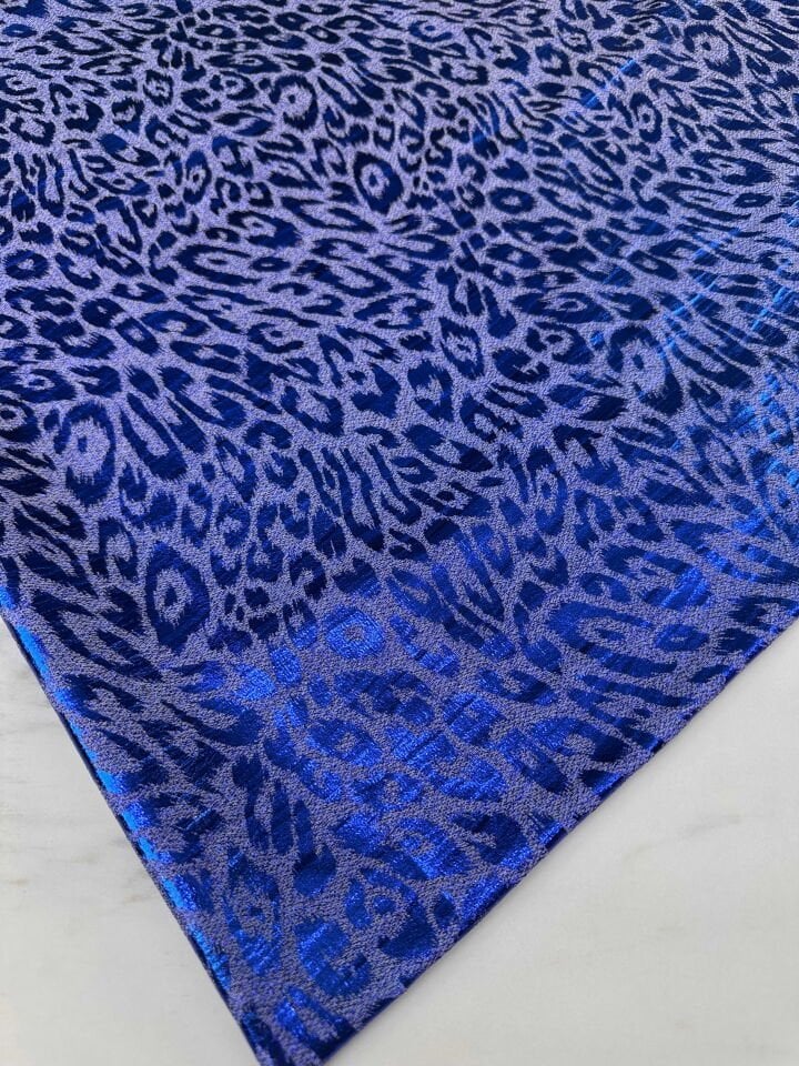 Fantazi Ürün Simli Lepar Desen Likralı Elbise Etek Şalvar