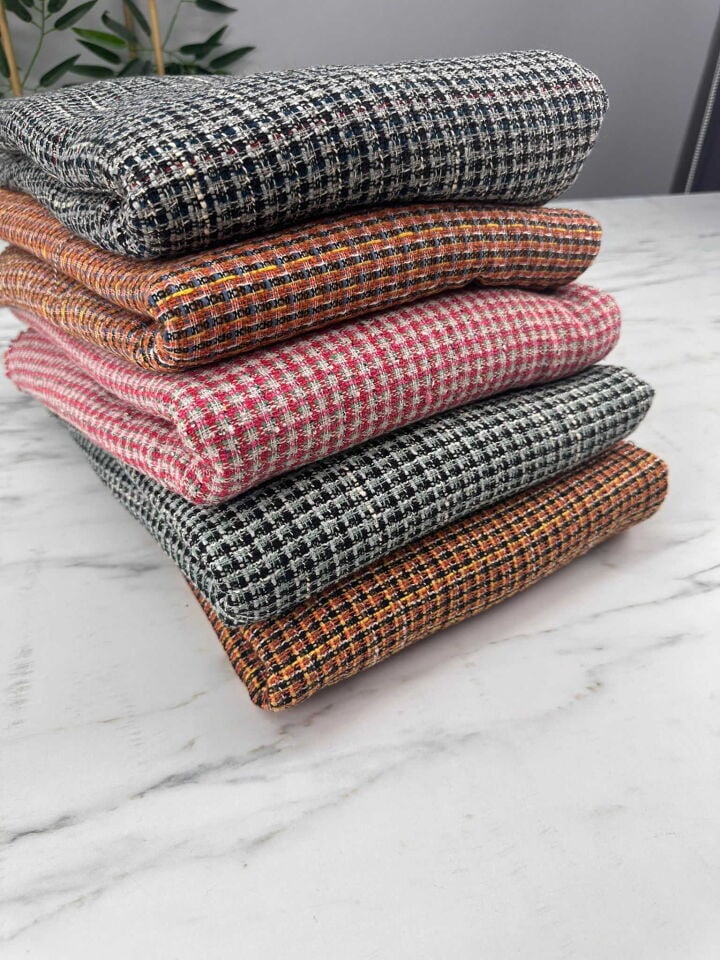 Kışlık Şanel Dokuma Elbise Etek Pantolon Ceket