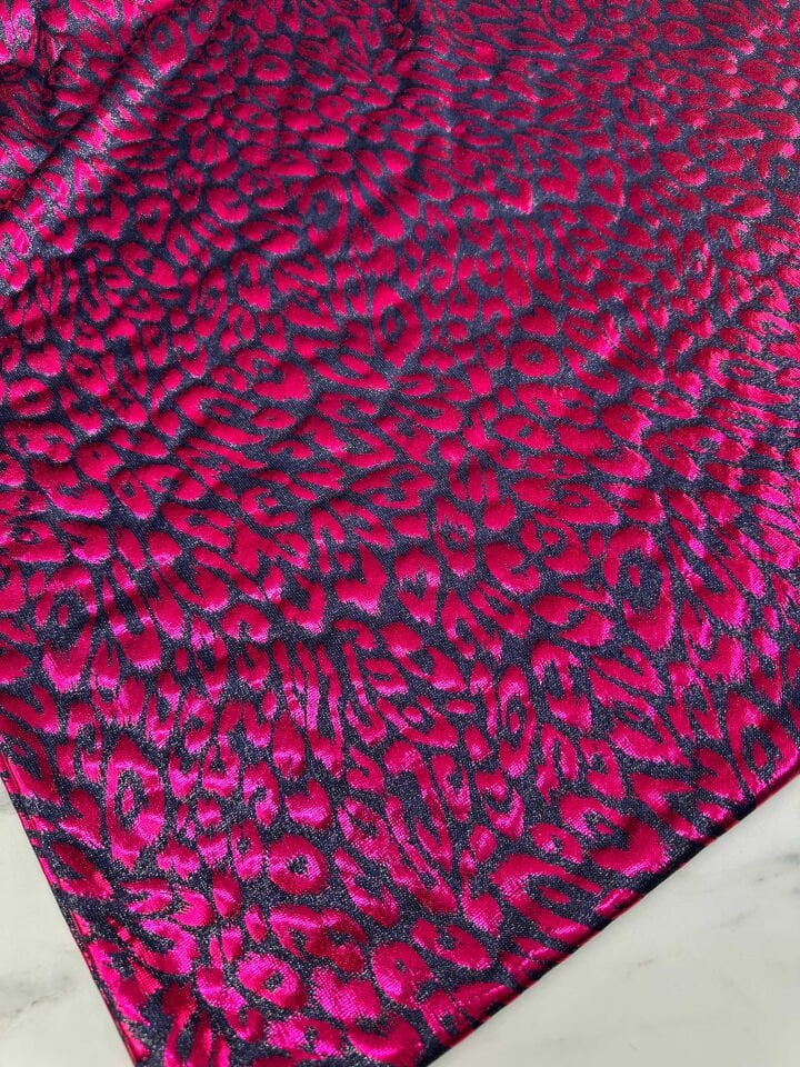 Fantazi Ürün Leopar Simli Örme Elbise Etek Şalvar