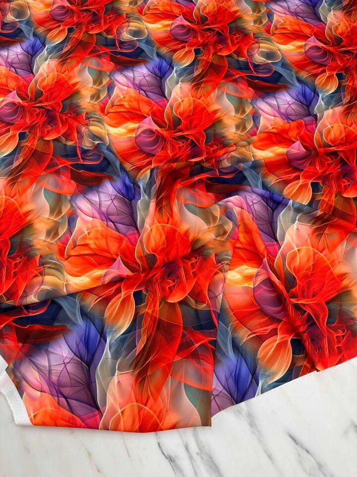 Fantazi Likralı Cesika Krep Elbise Etek Gömlek Şalvar