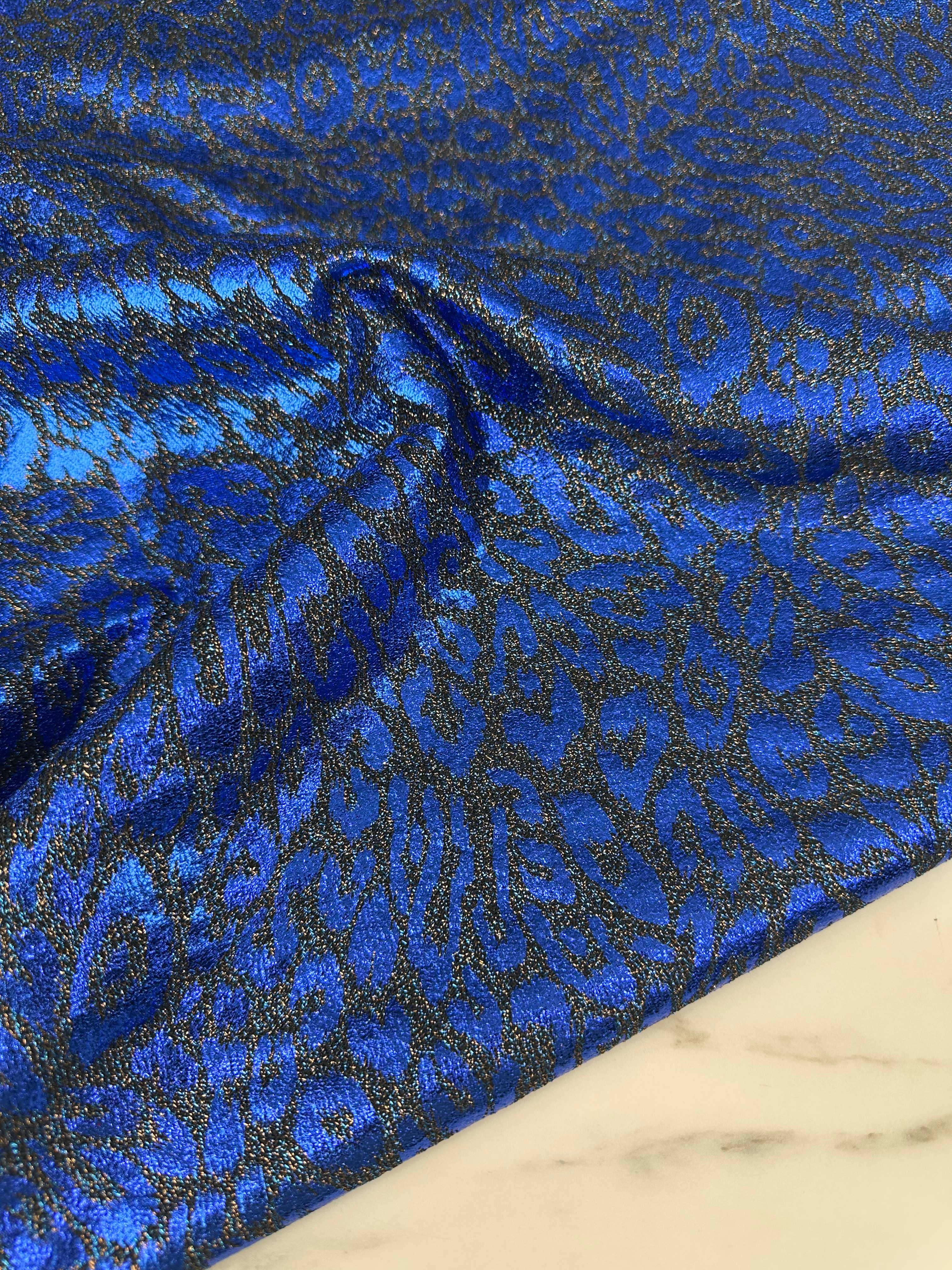 Fantazi Ürün Leopar Simli Örme Elbise Etek Şalvar