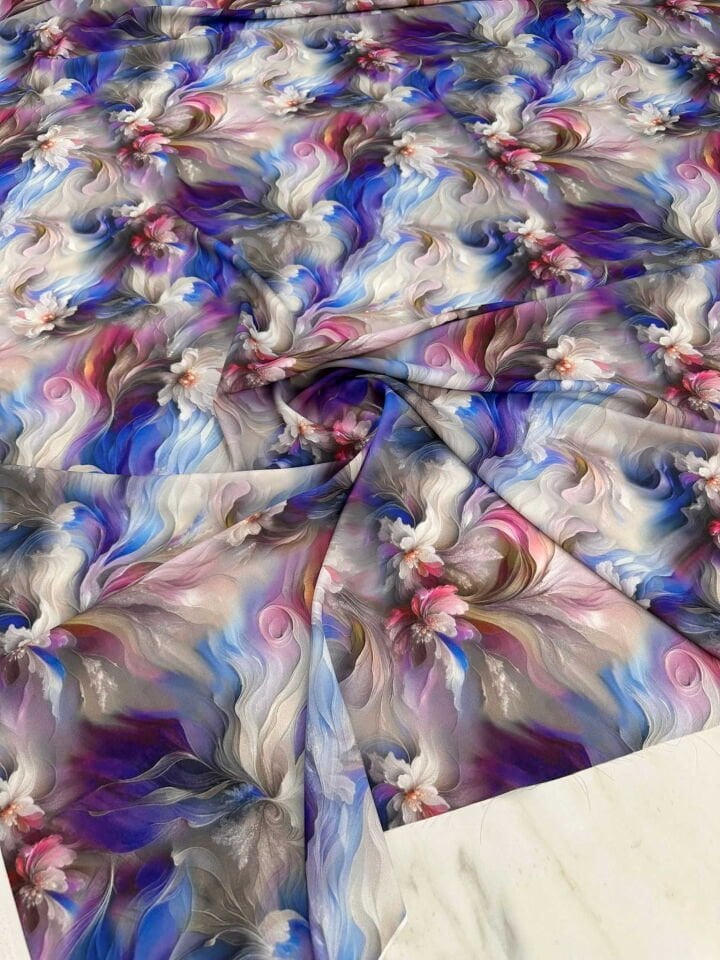 Fantazi Likralı Cesika Krep Elbise Etek Gömlek Şalvar