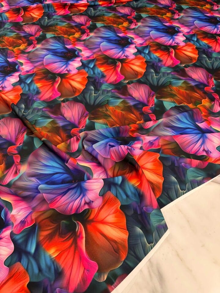 Fantazi Likralı Cesika Krep Elbise Etek Gömlek Şalvar