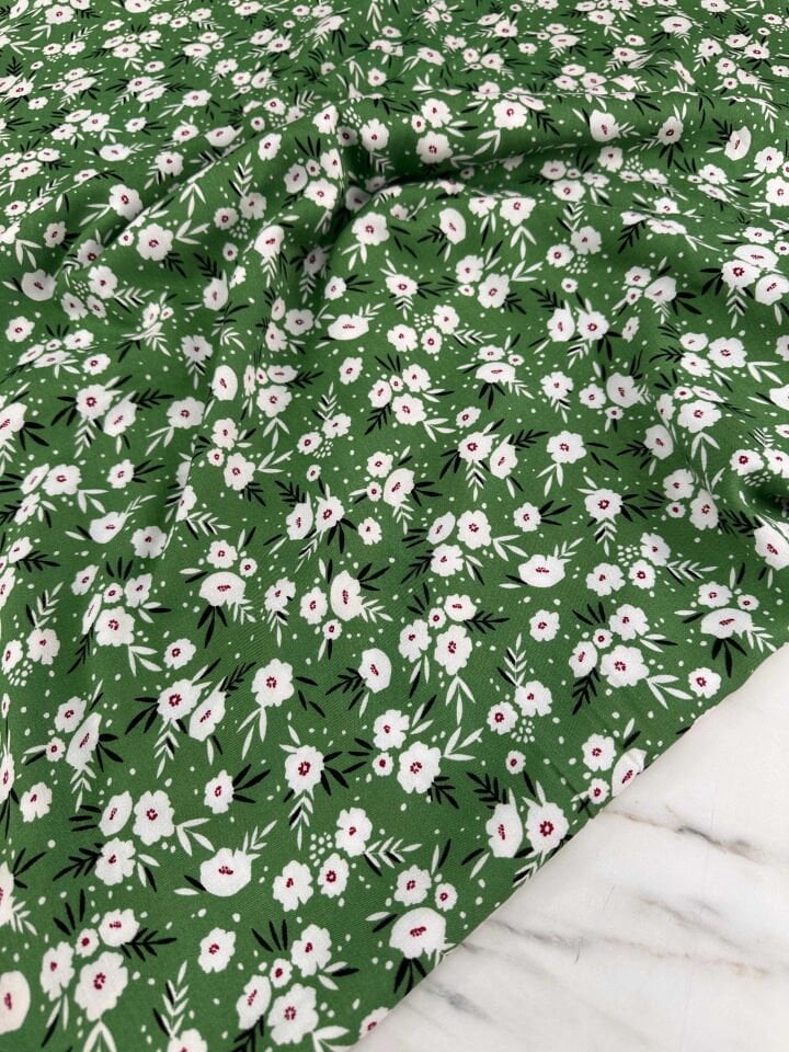 Desenli Viskon Elbise Etek Gömlek Şalvar