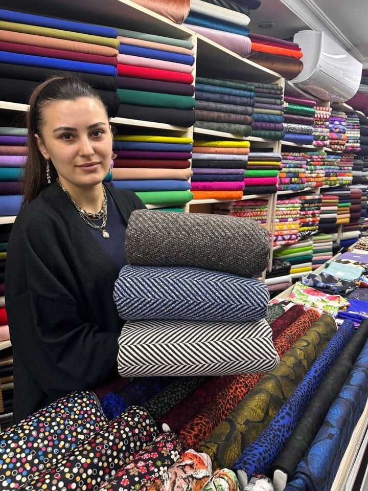 Kışlık Balık Sırtı Dokuma Etek Ceket Kap Yelek