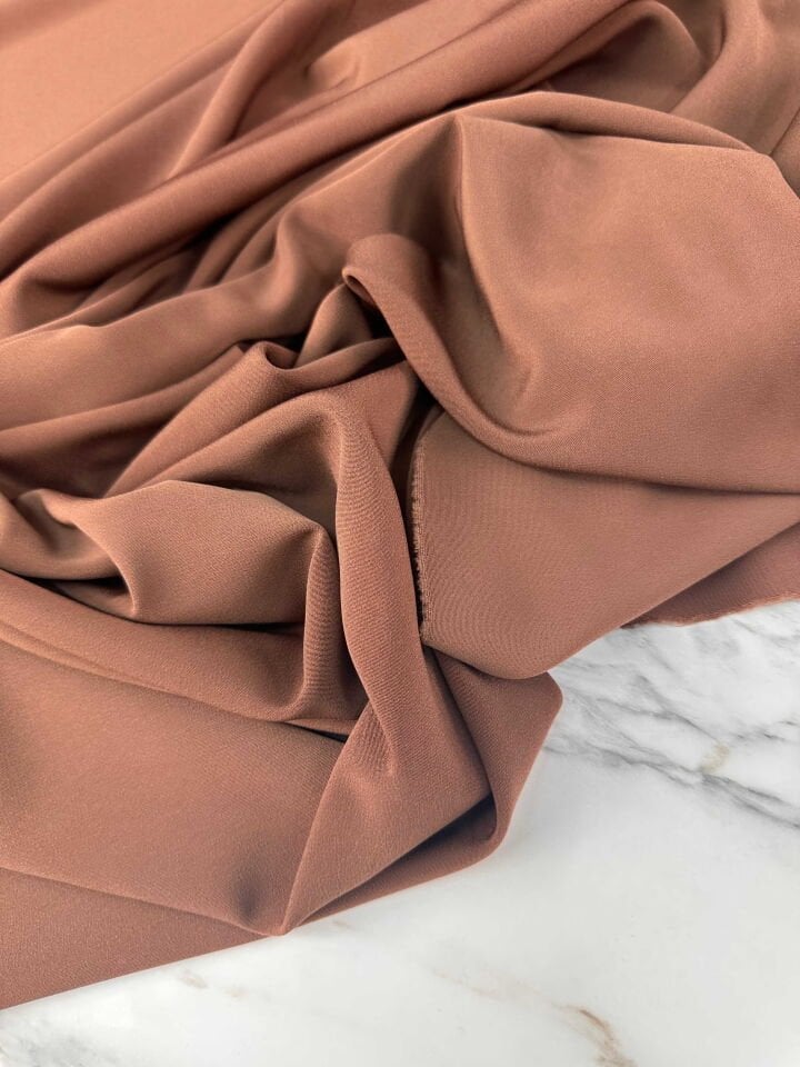 Açık Kahfe ithal Krep Kumaş Elbise Etek Gömlek Pantolon