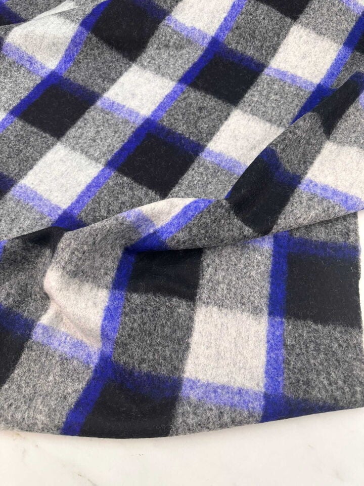 Kışlık Ekose Desen Kece Dokuma Etek Ceket Yelek Elbise