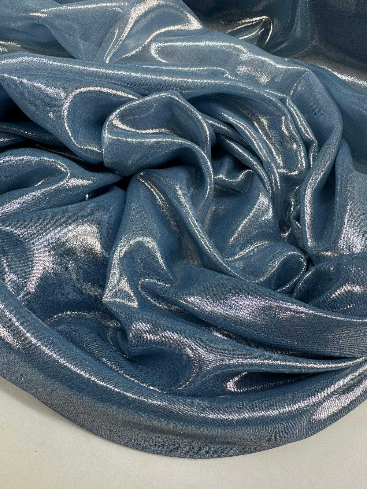 Blue Desen Varak kablama Degrade Şifon