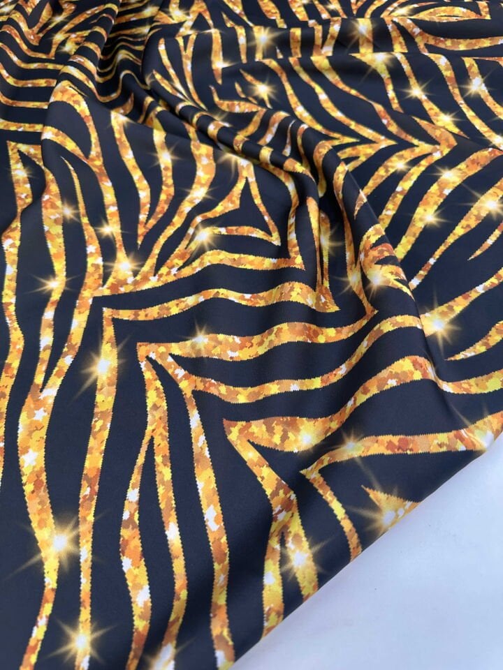 Desenli İpek Saten Elbise Gömlek Şalvar