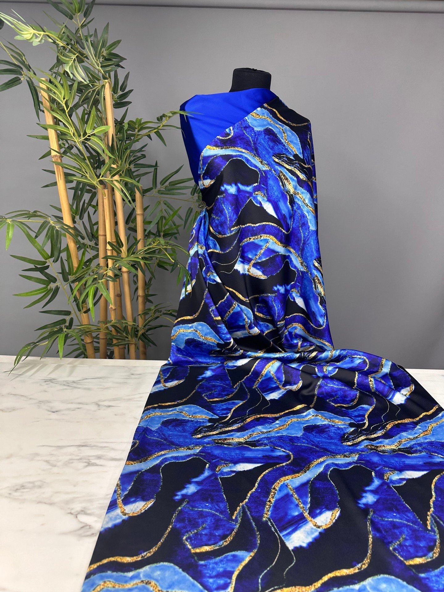 Kombinli Yöresel Elbiselik Tivil Saten Kumaş