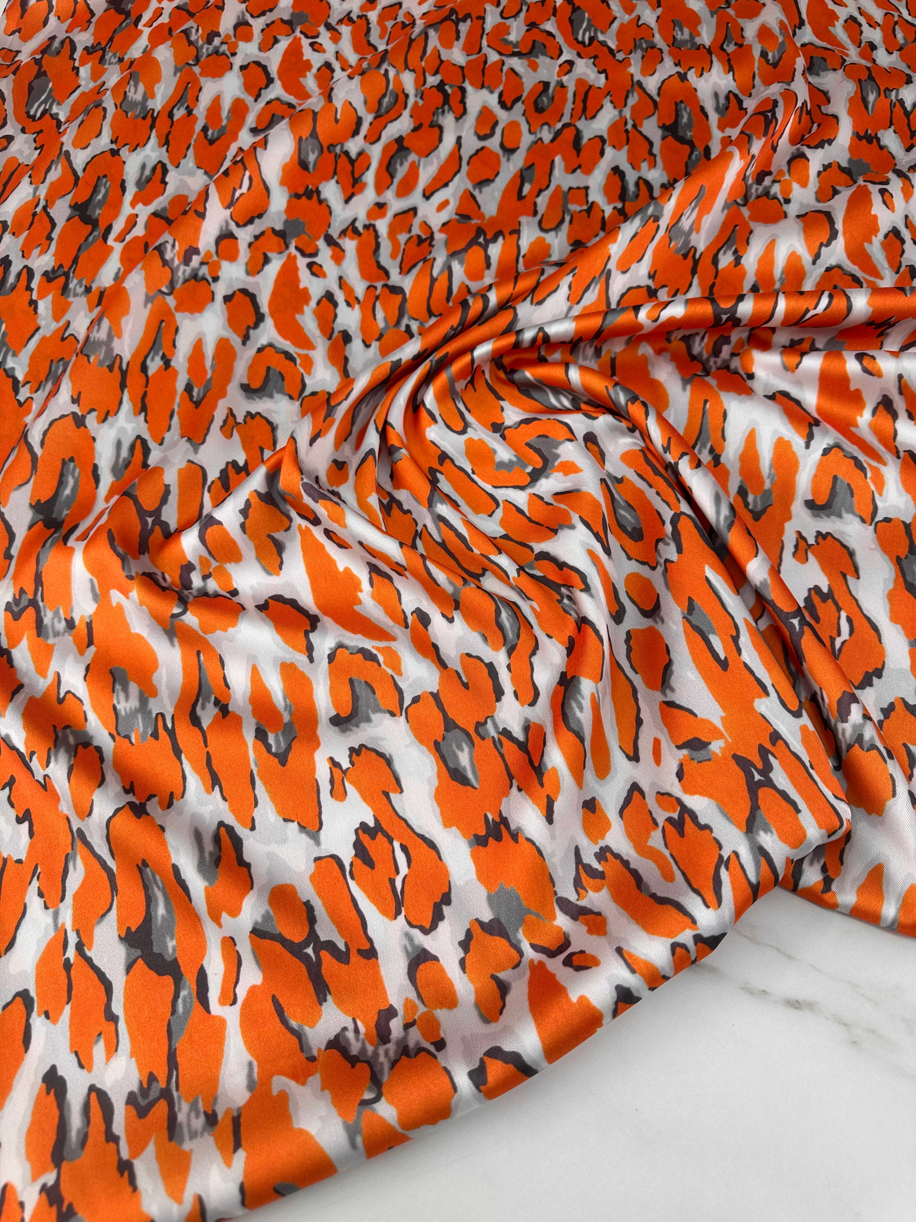 Desenli İpek Saten Elbise Gömlek Etek Şalvar