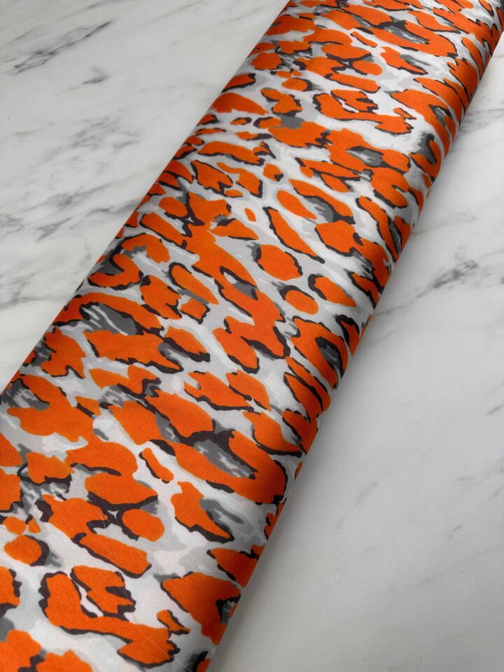 Desenli İpek Saten Elbise Gömlek Etek Şalvar