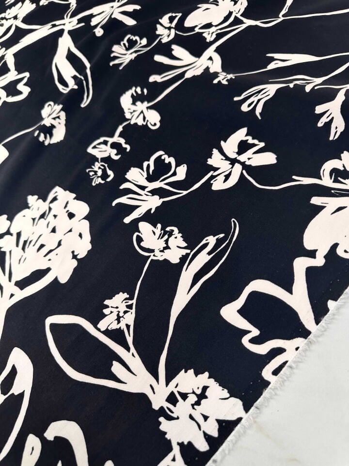 Afraze Desen Likralı Pamuk Saten Elbise Ceket Etek Pantolon