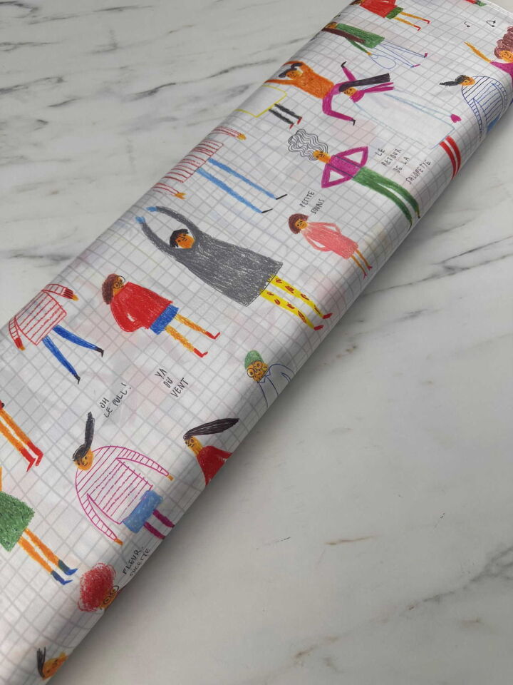 Kalem Desen İpek Saten Elbise Gömlek Tunik