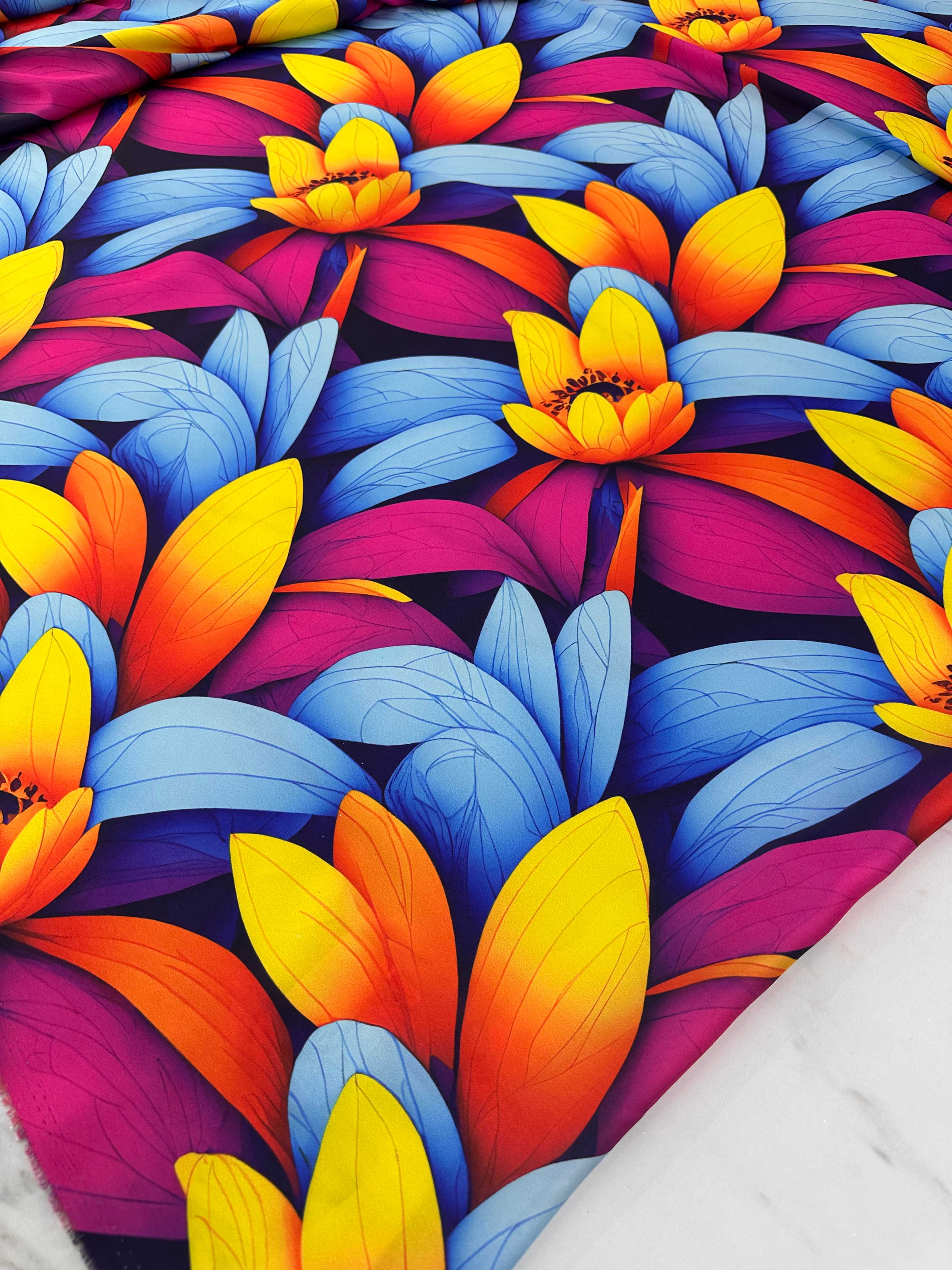 Desenli ipek Saten Elbise Etek Gömlek Şalvar