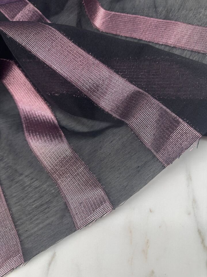 Pempe Sim İşlemeli Elbiselik Gömleklik Şifon Kumaş