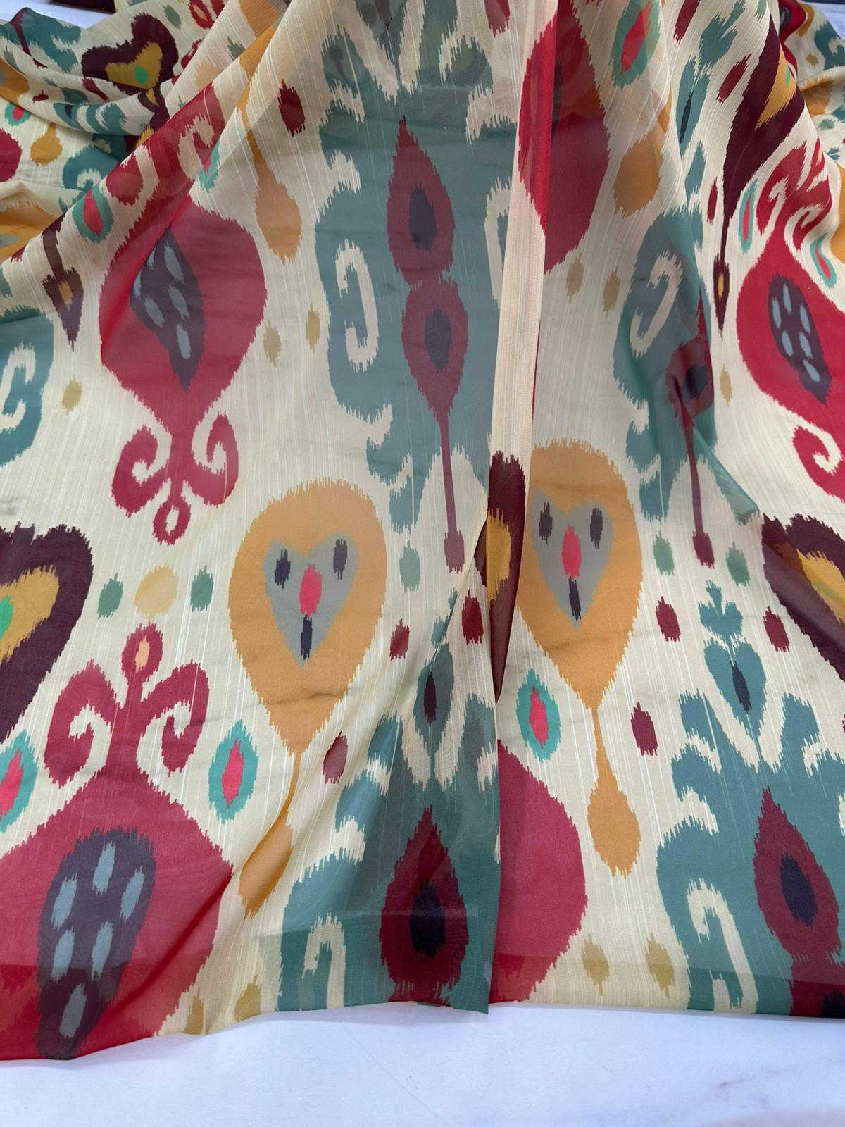 Velora Desen Şifon Kumaş