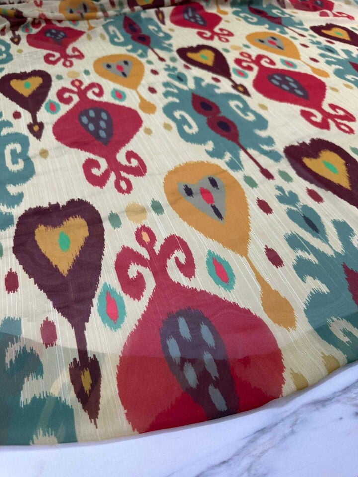 Velora Desen Şifon Kumaş